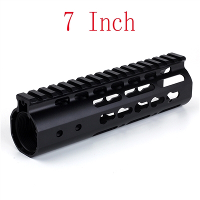 AR-15 7 INCH FREE FLOAT ALUMINUM KEYMOD RAIL