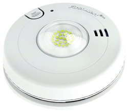 BRK Electronics First Alert 7020BSL 120V AC/DC Hardwired Photoelectric Smoke Alarm with Integrated Strobe Light and 10-Year Sealed Battery Back Up