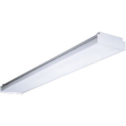 Columbia Lighting AWW4-440-L120 4' 14-5/8" Wide Low Profile Wraparound, Four Lamps, L120 Ballast