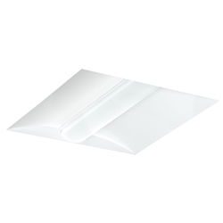 Columbia Lighting CCL22-3340 28.9W LED 2x2 Architectural Center-Lens Troffer, 3300 Lumens, 4000K