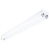 Columbia Lighting CS4-254-EPU 4' Straight-Sided Utility Channel, 2 Lamps, 54W T5, Electronic Programmed Start, 120-277V