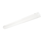 Columbia Lighting LCL4-35HL-EU 52W 4' Lensed LED Striplight, 3500K, High Lumen, Fixed Output, 120-277V, White Finish