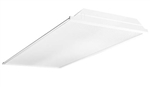 Columbia Lighting LJT14-35LWG-FSA12-EDU 25W 1'x4' LED Troffer with Advanced Solid State Technology, 3500K, Low Watt, Grid Ceiling, White Flush Steel Door, Pattern 12 Acrylic Lens Shielding, 0-10V Dimming, 120V-277V