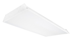 Columbia Lighting LLT24-40ML-G-FSA12F-EDU-ODFL 38W 2'x4' LED Lensed Troffer with Advanced Solid State Technology, 4000K, 4900 Lumens, Grid Ceiling, White Flush Steel Door, Pattern 12 Frosted Acrylic Lens Shielding, 0-10V Dimming Driver, 120-277V