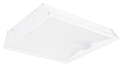 Columbia Lighting LSER22-35HLG-C-EU 41W 2'x2' Serrano LED Architectural Luminaire, 3500K, 3600 Lumens, Grid Ceiling, Contour Shielding, Fixed Output, 120-277V