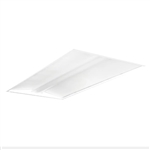 Columbia Lighting LSER24-35HLG-C-EDU 34W 2'x4' Serrano LED Architectural Luminaire, 3500K, 4200 Lumens, Grid Ceiling, Contour Shielding, Fixed Output, 120-277V