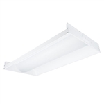 Columbia Lighting LTRE22-35VLSM-RFA-EU 44W 2'x2' Transition LED Enclosed High Efficientcy Architectural Lens, 3500K, Very High Lumen, Surface Mounting Ceiling, Ribbed Frosted Acrylic, Fixed Output, 120V-277V