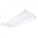 Columbia Lighting LTRE24-40MLG-RFA-EDU 41W 2'x4' Transition LED Enclosed High Efficientcy Architectural Lens, 4000K, Meidum Lumen, Grid Lay-in Ceiling, Ribbed Frosted Acrylic, 0-10V Dimming, 120V-277V