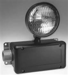 Dual-Lite C1D2R-12V12WR Class 1 Division 2 Hazardous Location Emergency Light, 12V, 12W, Single Head, Right Side Hub