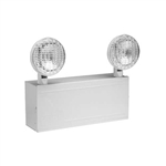 Dual-Lite LM16 16W 6V High Capacity Emergency Light, Lead Calcium Battery, No Self-Diagnostics, White Finish