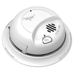 First Alert BRK SA4121B 120V AC/DC Hardwired with 9V Battery Backup Ionization Smoke Alarm and Silence Button (Upgraded to 9120B)