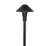 Focus Industries AL-01-AHLED3BLT 12V 3W Omni LED Cast Aluminum China Hat Area Light with Adjustable Hub, Black Texture Finish