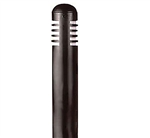 Focus Industries AL-08-LGFL13-BAR 120V 13W 4100K CFL 4.5" Bollard Area Light, Brass Acid Rust Finish