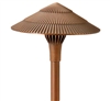 Focus Industries AL-15-LEDP-BRT 12V 4W LED 300 lumens 8" Tiki Hat Area Light, Bronze Texture Finish