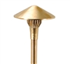 Focus Industries AL-17-SMLEDP-BRS 12V 4W LED 300 lumens 5.5" China Hat Area Light, Unfinished Brass