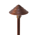 Focus Industries AL-20-SM-CAR 12V 20W T3 Halogen 5.75" Saturn Rings Hat Area Light, Copper Acid Rust Finish