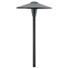 Focus Industries AL05L12BLT 12V 3W Omni LED 10" China Hat Area Light, Black Texture Finish