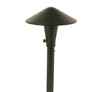 Focus Industries AL17L12ATV 12V 3W Omni LED 8" Cast Aluminum China Hat Area Light, Antique Verde Finish