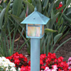 Focus Industries Al-09-TRC-120V 120V Post Lantern Area Light, Terra Cotta Finish