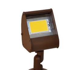 Focus Industries DL-04-LEDP4W-RST 12V 4W LED 300 lumens Aluminum Floodlight, Rust Finish