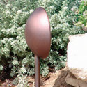 Focus Industries DL-09-WBR-120V 120V Floodlight Mushroom Style, Directional Light, Weathered Brown Finish