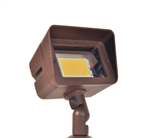 Focus Industries DL-15-LEDP412V-BAR 12V 4W LED 300 lumens Directional Floodlight, Brass Acid Rust Finish