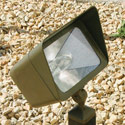 Focus Industries DL-16-NL-MH-100-CPR 120V Directional Floodlight Cast Aluminum Style 100W MH, Chrome Powder Finish