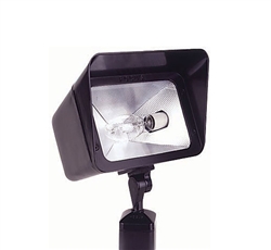 Focus Industries DL-16-NLHPS100-RBV 120V 100W HPS HID Directional Cast Aluminum Floodlight, Lamp not included, Rubbed Verde Finish