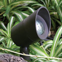 Focus Industries DL-21-RBV 12V Spotlight Bullet Style 20W MR16 Halogen, Rubbed Verde Finish