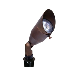 Focus Industries DL-22-120VLED-BRS 120V 4W MR16 LED Bullet Directional Light, Unfinished Brass