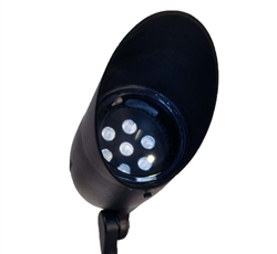 Focus Industries DL-38-NL-ACHID-WIR 120V 150W Max PAR38 HID Directional Cast Aluminum Floodlight with Angle Collar, Lamp not included, Weathered Iron Finish