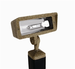 Focus Industries DL-40-NLMH70-STU 120V 70W HID Metal Halide Directional Floodlight, Lamp Not Included, Stucco Finish