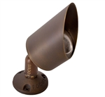 Focus Industries DL-43-LEDM1115-BRT 12V 11W LED Spot 15 Degree Bullet Directional Light, Bronze Texture Finish