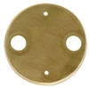 Focus Industries FA-24-LG-DH-BRS 1/2" 2 hole Brass canopy Finish