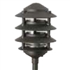 Focus Industries IAL-04-NL-BRT E26 Standard Base 4 Tier 6" Pagoda Hat Area Light, Bronze Texture Finish