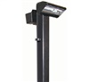 Focus Industries PGL042L12HTX 12V 2x3W Omni LED Cast Aluminum Putting Light with 54" ABS Post, Hunter Texture Finish