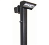 Focus Industries PGL042L12RST 12V 2x3W Omni LED Cast Aluminum Putting Light with 54" ABS Post, Rust Finish