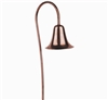 Focus Industries PL-02-CAR 12V 18W S8 Incandescent 4.5" Bell Path Light, Copper Acid Rust Finish