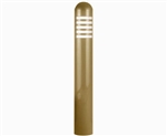 Focus Industries PL-07-BAV 12V 18W S8 Incandescent 3.5" Bollard Path Light, Brass Acid Verde Finish