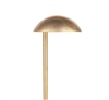 Focus Industries PL-11-FL5-BRS 120V 5W 4100K CFL 8" Mushroom Hat Path Light, Unfinished Brass