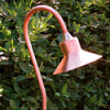 Focus Industries PL-15-CAV-120V 120V Copper Bell Path Light, Copper Acid Verde Finish