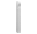 Focus Industries PL-22-WIR 12V 18W S8 Incandescent Square Bollard, Weathered Iron Finish