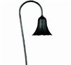 Focus Industries PL04L16BLT 12V LED 4.5" Cast Aluminum Tulip Hat Path Light, Black Texture Finish