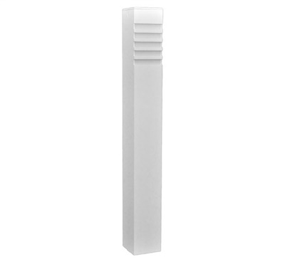 Focus Industries PL22L12CAM 12V 3W Omni LED Square Aluminum 180 Degree Bollard Path Light, Camel Tone Finish