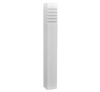 Focus Industries PL22L12WTX 12V 3W Omni LED Square Aluminum 180 Degree Bollard Path Light, White Texture Finish