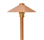 Focus Industries RXA-03-BRT 12V 20W T3 Halogen 9" China Hat with Adjustable Hub Area Light, Bronze Texture Finish