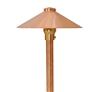 Focus Industries RXA-03-COP 12V 20W T3 Halogen 9" China Hat with Adjustable Hub Area Light, Unfinished Copper