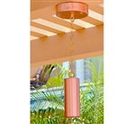 Focus Industries RXS-04-COP 12V 20W MR16 Halogen, Tube Shield Hanging Bullet with Chain and Canopy, Unfinished Copper