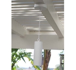 Focus Industries RXS-11-NL-STU 120V PAR20 Halogen, Hanging Bullet Light, Stucco Finish