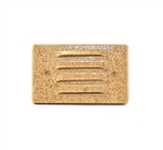 Focus Industries SL-02-1LLEDP52BAR 4W 5200K LED Brass Flat Step Light, Brass Acid Rust Finish